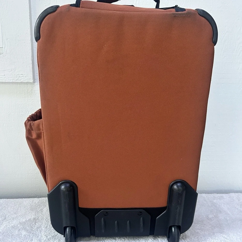 Rick Steves 22-Inch Two-Wheel Expandable Rolling Carry-On Orange